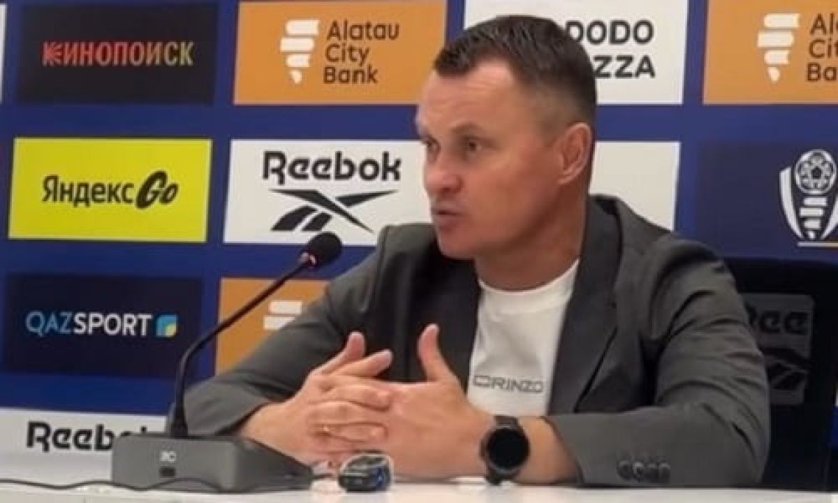 "Қайсар" бапкері есепке алынбаған голдар жайлы пікір білдірді